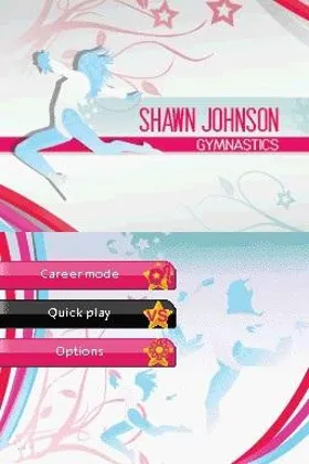 Shawn Johnson Gymnastics (USA) (En,Fr,Es) screen shot title